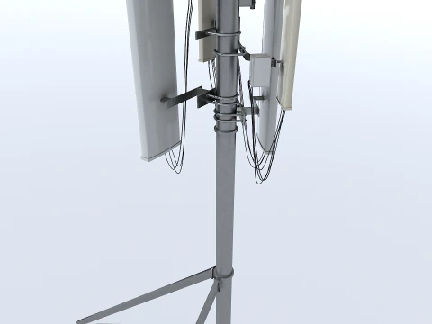 Cell Phone Tower 3D Model