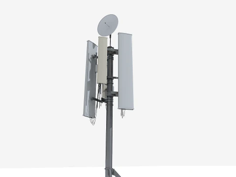 Cell Phone Tower 3D Model