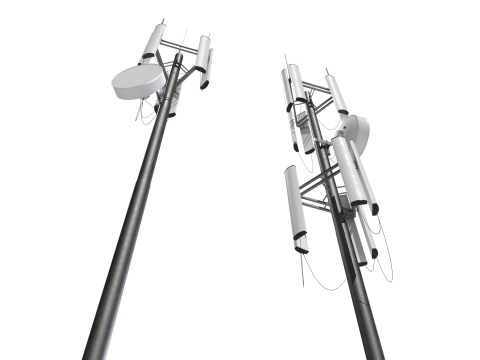 Cell Phone Towers 2 3D Model