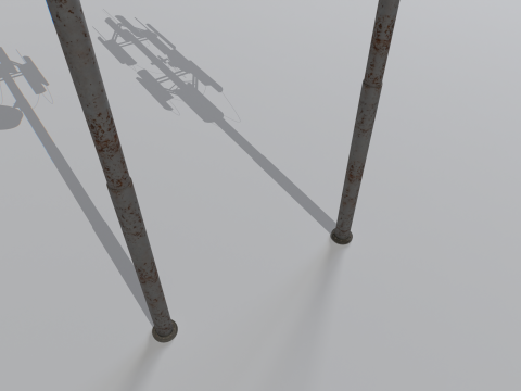 Old and Rusty Cell Towers 2 Modelo 3D