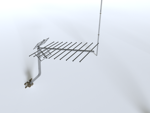 Tv antennas pack 3Dモデル