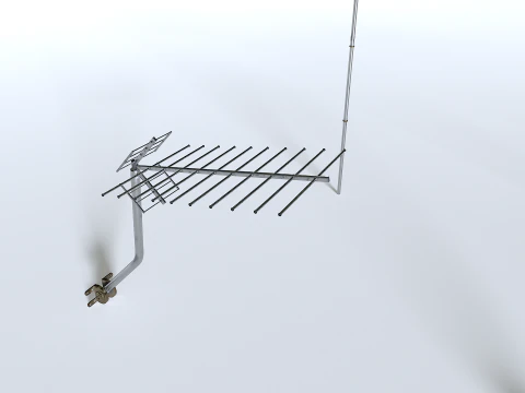 Tv antennas pack 3D Model