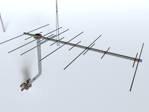 Tv antennas pack 3Dモデル