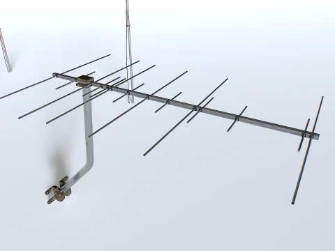 Tv antennas pack 3D Model