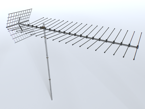 Tv antennas pack 3Dモデル
