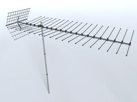 Tv antennas pack 3D Model