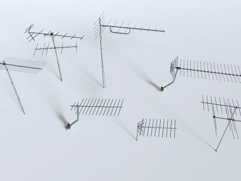 テレビアンテナパック2 3Dモデル