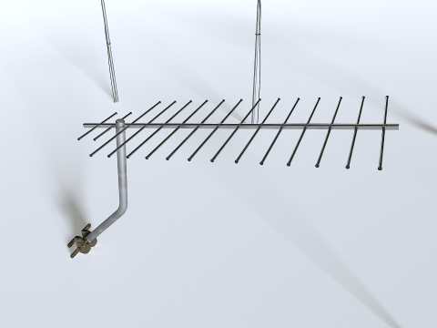 Tv antennas pack 2 3Dモデル