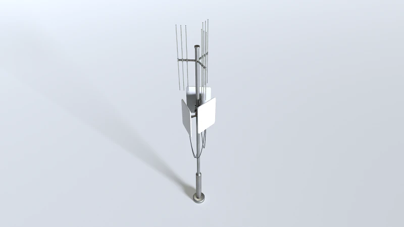 Cell Phone Tower 3 3D Model .c4d .max .obj .3ds .fbx .stl .blend