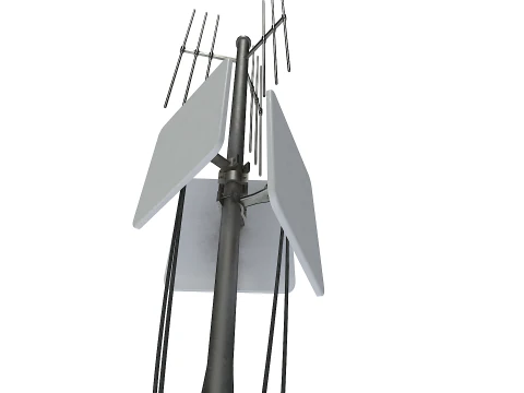 Cell Phone Tower 3 3D Model