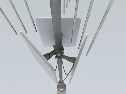 Cell Phone Tower 3 3D Model