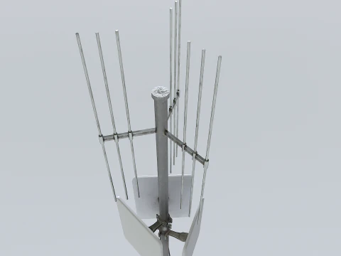 Cell Phone Tower 3 3D Model