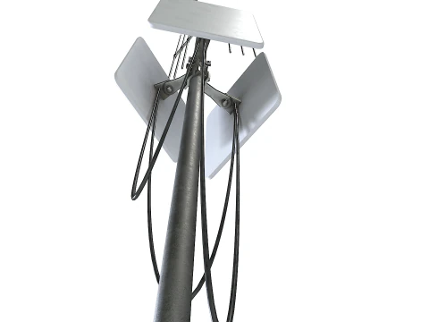 Cell Phone Tower 3 3D Model