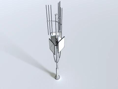 Cell Phone Tower 3 3D Model
