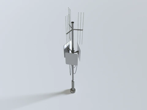 Cell Phone Tower 3 3D Model