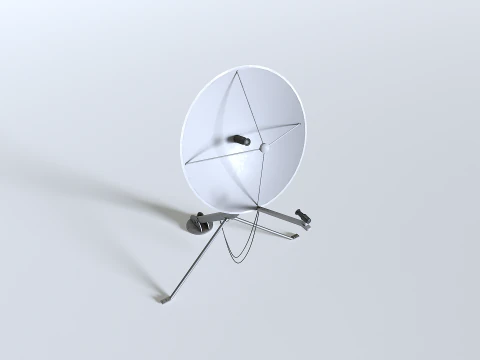 Antenne parabolique Modèle 3D
