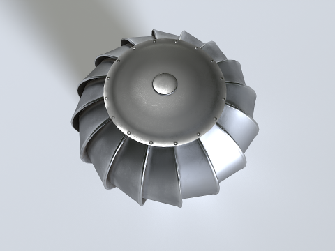 Roof Wind Turbine 3Dモデル