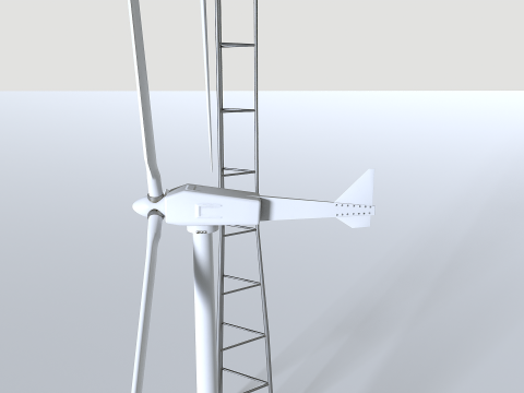 Rooftop Wind Turbine Modelo 3D