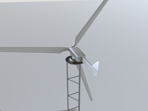 Rooftop Wind Turbine Modelo 3D