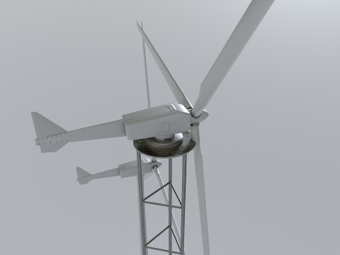 Rooftop Wind Turbine Modelo 3D