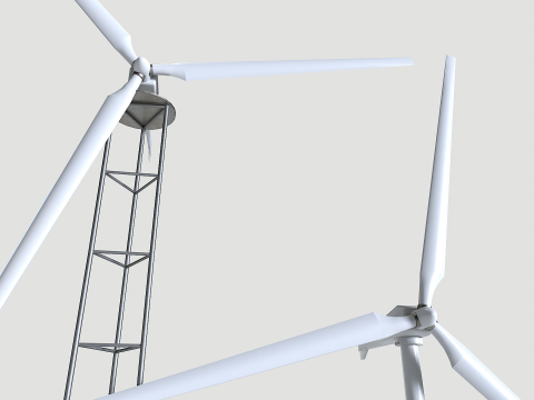 Rooftop Wind Turbine Modelo 3D