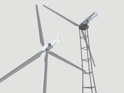 Rooftop Wind Turbine Modelo 3D