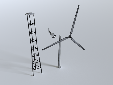 Rooftop Wind Turbine Modelo 3D