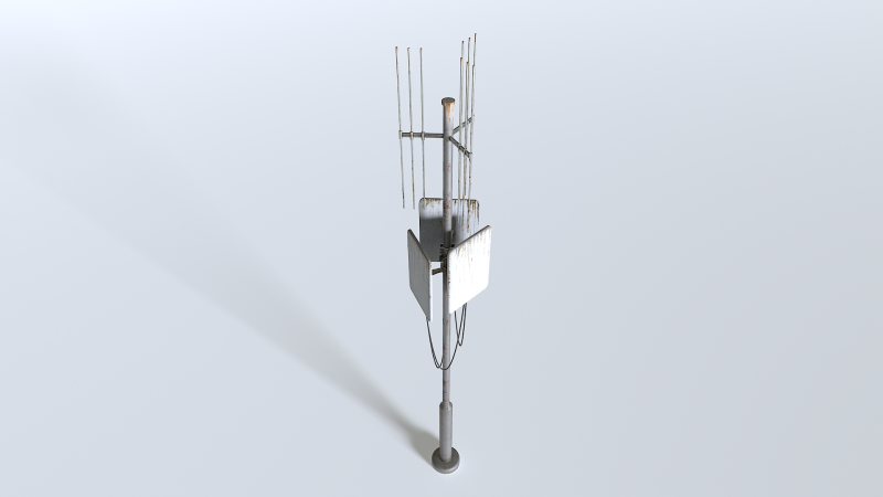 Rusty Cell Phone Tower 3 Modelo 3D .c4d .max .obj .3ds .fbx .stl .blend