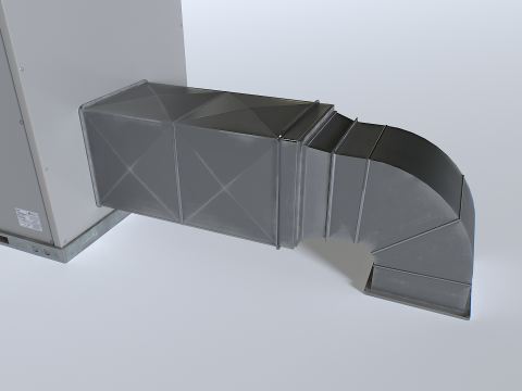 Rooftop AC hvac unit 3D-Modell