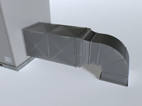 Rooftop AC hvac unit 3D Model