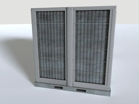 Rooftop AC hvac unit 3D Model