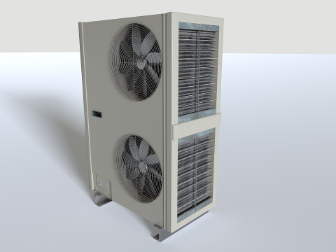 Rooftop AC hvac unit 2 3D 模型