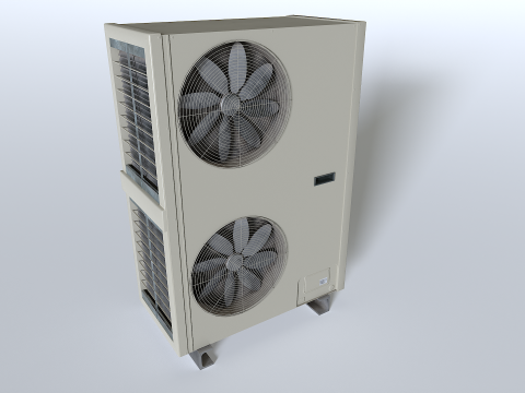 Rooftop AC hvac unit 2 3D 模型