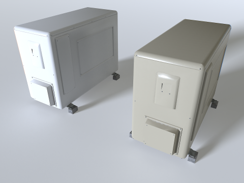 Rooftop AC hvac unit 3 3D 모델