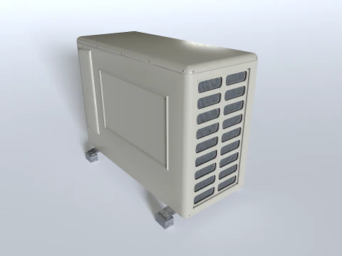 Rooftop AC hvac unit 3 3D Model