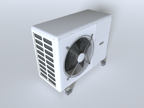 Rooftop AC hvac unit 3 3D 모델