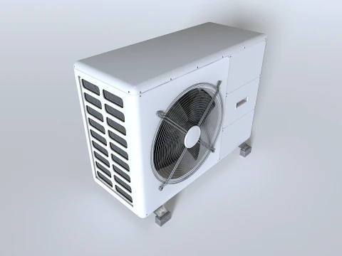 Rooftop AC hvac unit 3 3D Model