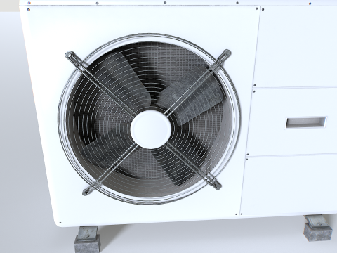 Rooftop AC hvac unit 3 3D 모델