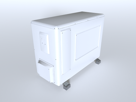 Rooftop AC hvac unit 3 3D 모델