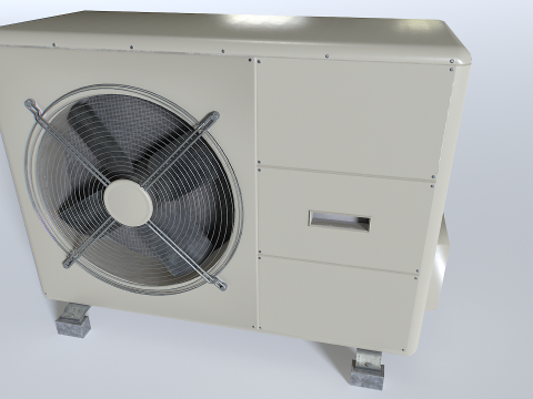 Rooftop AC hvac unit 3 3D 모델