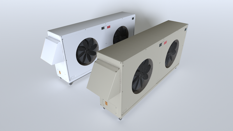 Rusty Rooftop AC hvac unit 4 Model 3D .c4d .max .obj .3ds .fbx .stl .blend 