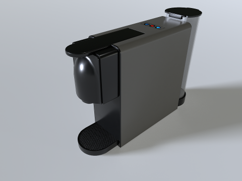 Coffee Machine set 1 3D-Modell