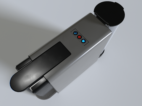 Coffee Machine set 1 3D-Modell