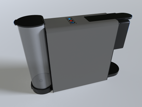 Coffee Machine set 1 3D-Modell
