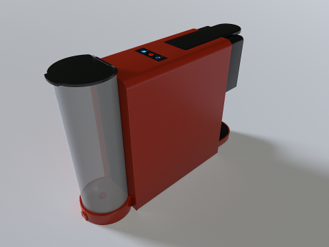 Coffee Machine set 1 3D-Modell