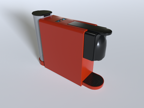 Coffee Machine set 1 3D-Modell