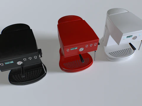 Coffee Machine set 2 3D Model