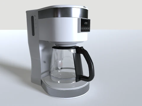 Kaffeemaschinen-Set 3 3D Modell