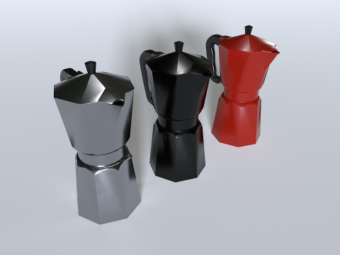 Coffee Kettle Machine 3D 모델