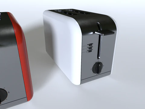 टोस्टर सेट 1 3D मॉडल